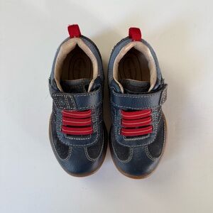Stride Rite Navy and Red Kids Sneakers